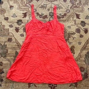 New old navy live coral dress with adjustable straps